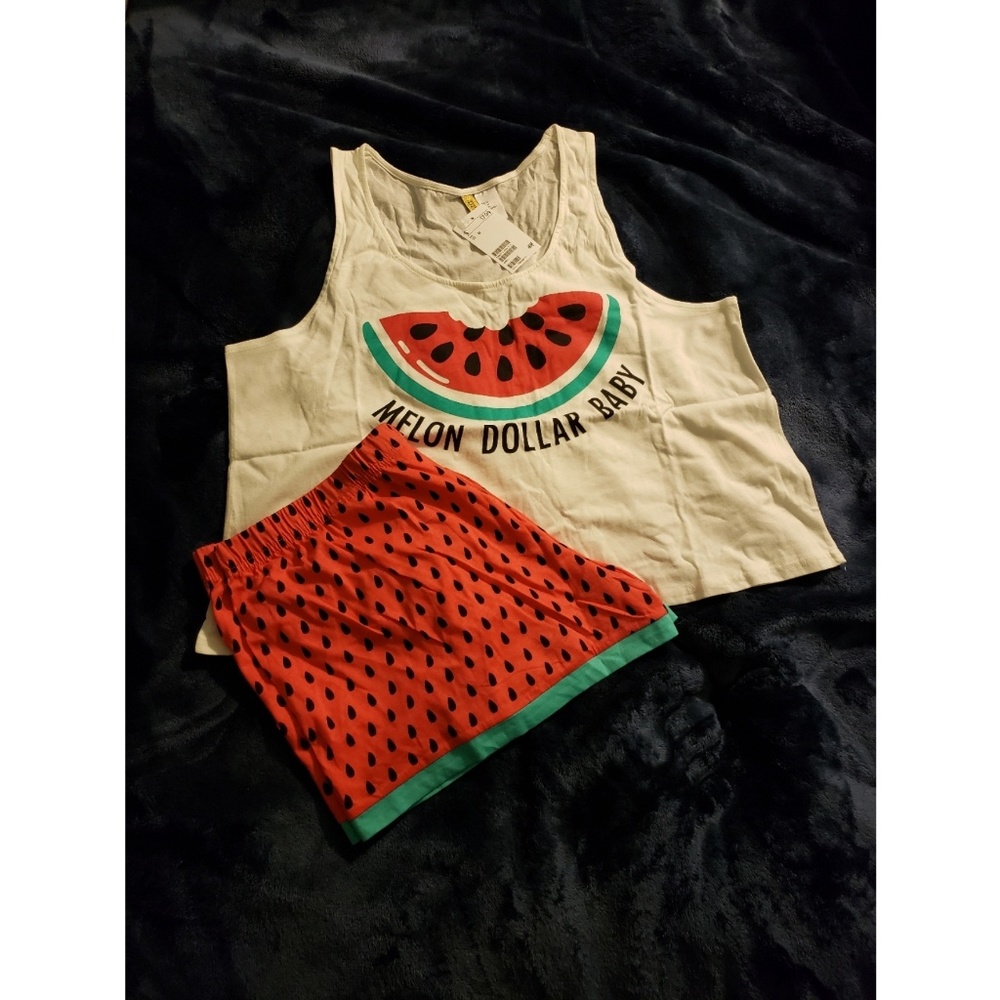 H&M Melon Dollar Baby Pajama Set